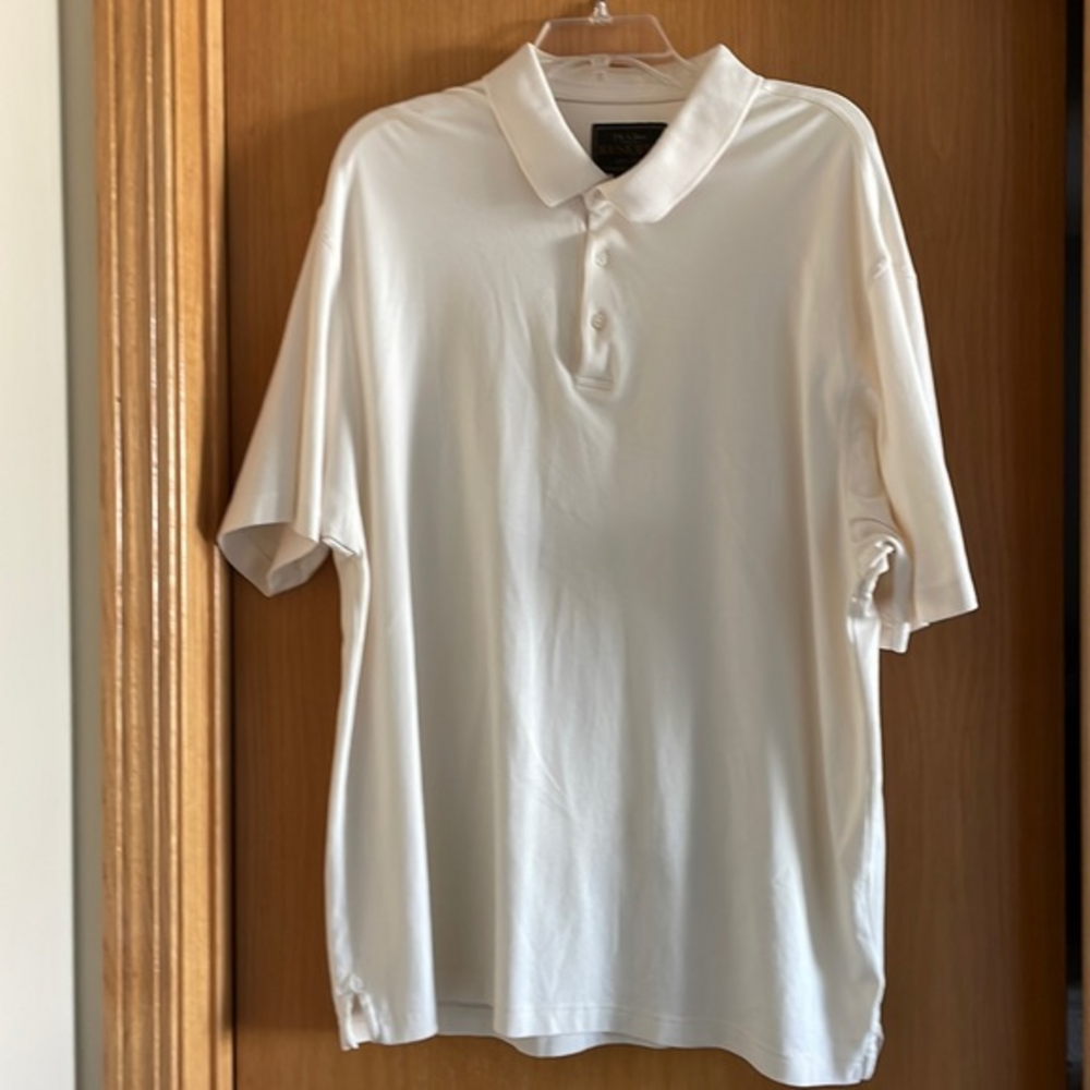 Jos. A. Bank Reserve Men’s‎ Polo Shirt Cotton Size XXL Ivory Preppy Casual